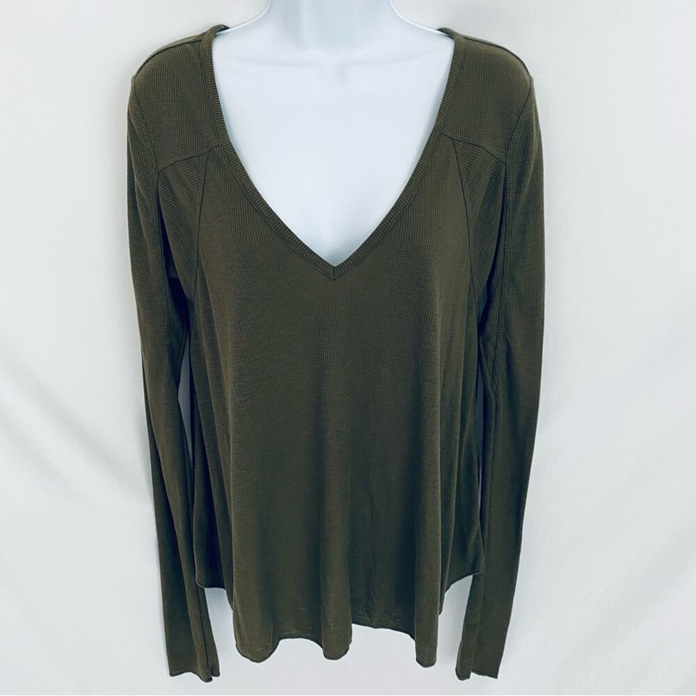 Free People Intimately Green Long Sleeve Size Medium
